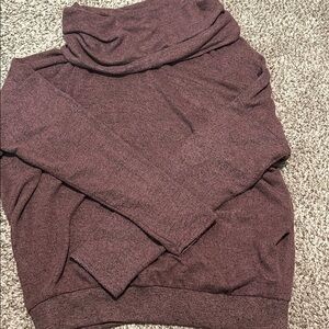 White crow cowl neck top